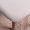 Ver imagem 6 de Conjunto de Jantar Mesa Redonda com Vidro Bennett 115 Cm 4 Cadeiras New Drop - Natural C/ Bege