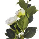 Ver imagem 3 de Planta Artificial Camélia em Cetim Decorativa 88cm