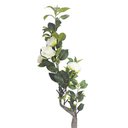 Ver imagem 1 de Planta Artificial Camélia em Cetim Decorativa 88cm
