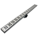 Ver imagem 1 de Ralo Linear de Banheiro 5cm X 70cm Dubai Col Preto Tela