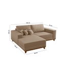 Ver imagem 7 de Sofá Cronos 185cm Chaise Lado Esquerdo Meu Sofá Online