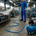 Ver imagem 2 de 20mts Mangueira Pneumática Flexível Tubo 8mm Pu 150psi / 10bar Azul