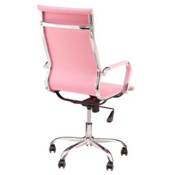 Cadeira de Escritório Charles Eames Presidente - Rosa Claro - 4