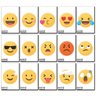 Kit Placas Quadros Decorativas 20 x 30 Emojis 5 unidades - 1