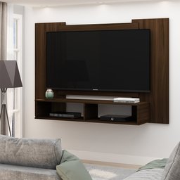 Painel para TV até 42 Polegadas Silver Nogueira - Gelius - 1 Painel para TV até 42 Polegadas Silver Nogueira - Gelius - 1