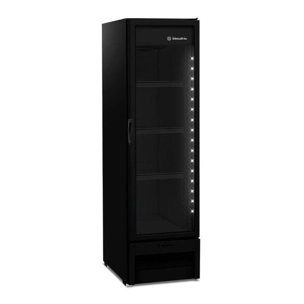 Refrigerador Expositor Vertical Metalfrio All Black 296 Litros Vb28R 220V 220V