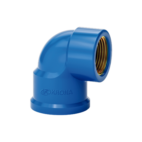 Joelho Azul 90° Soldável de Latão 25 X 1/2" da Krona