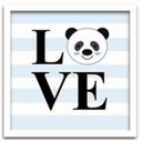 Ver imagem 3 de Conjunto Quadros Decorativos 4 Peças Panda Baby - Moldura Branca