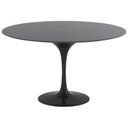 Ver imagem 1 de Mesa de Jantar Tulipa Saarinen Redonda 140cm - Laqueada - Preto