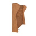 Ver mais imagens de Kit Cabeceira Cama Box Queen 160 Cm Madrid com Puff Recamier Santorini Couríssimo Whisky - Lyam