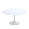 Mesa de Jantar Tulipa Saarinen Redonda 90cm - Laqueada - Branco - 1