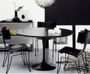 Ver imagem 2 de Mesa de Jantar Tulipa Saarinen Redonda 130cm - Laqueada - Preto