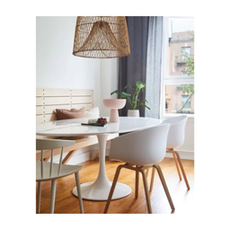 Mesa de Jantar Tulipa Saarinen Redonda 150cm - Laqueada - Branco - 2