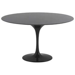 Mesa de Jantar Tulipa Saarinen Redonda 150cm - Laqueada - Preto