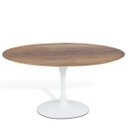 Ver imagem 1 de Mesa de Jantar Tulipa Saarinen Redonda 150cm - Mezzo Castani - Branco