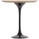 Ver imagem 2 de Mesa Lateral Tulipa Saarinen Redonda 51cm - Freijó - Preto