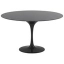 Ver imagem 1 de Mesa de Jantar Tulipa Saarinen Redonda 100cm - Laqueada - Preto