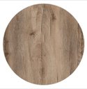 Ver imagem 2 de Mesa de Jantar Tulipa Saarinen Redonda 100cm - Mezzo Castani - Branco