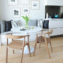 Ver imagem 2 de Mesa de Jantar Tulipa Saarinen Redonda 110cm - Laqueada - Branco