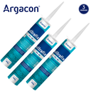 Ver imagem 2 de Adesivo Selante Pu 40 Branco 400g Argacon Kit 3 Unidades