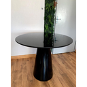 Ver imagem 2 de Mesa de Jantar Cone 80cm - Laqueada - Preto