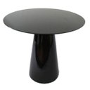 Ver imagem 1 de Mesa de Jantar Cone 80cm - Laqueada - Preto