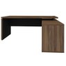 Mesa Escrivaninha Em L 1600 Y37 Conect Nogal/preto Artany - 4