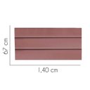 Ver imagem 3 de Painel Estofado Luxo Argentina Casal Madeira Maciça Suede Rose 140cm Gat Magazine