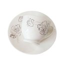 Ver imagem 2 de Jogo de Xícaras e Pires 12 Peças Estampa Rosa