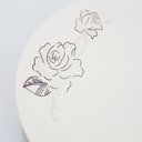 Ver imagem 6 de Jogo de Xícaras e Pires 12 Peças Estampa Rosa