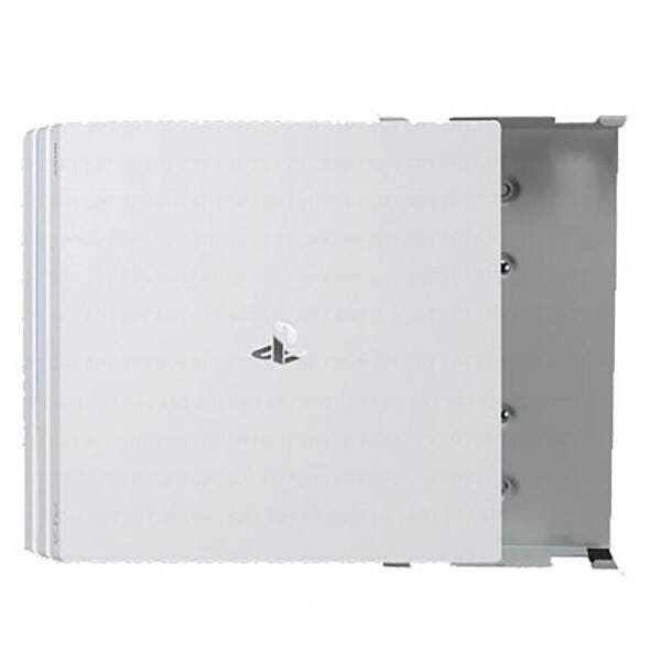 Kit Suporte Vertical PS4 pro + 2 Suportes Controle Branco