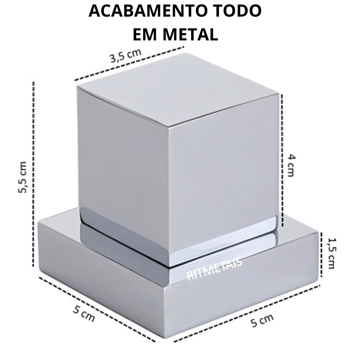 Kit Banheiro Ducha Higiênica + 2 Acabamento Registro Metal:cromado - 5