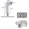 Kit Banheiro Ducha Higiênica + 2 Acabamento Registro Metal:cromado - 4