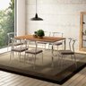 Conjunto Sala de Jantar Carraro Santana Mesa e 6 Cadeiras - 1