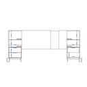 Ver imagem 6 de Cabeceira Casal Extensível e Mesa Lateral Madeirada Carraro