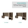 Cabeceira Casal Extensível e Mesa Lateral Madeirada Carraro - 5