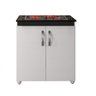 Balcão de Cozinha para Cooktop 2 Portas Fox Arte Móveis - 2