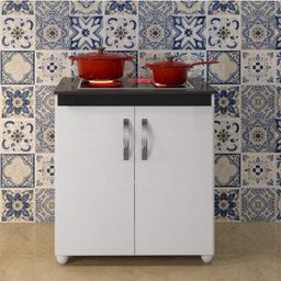 Balcão de Cozinha para Cooktop 2 Portas Fox Arte Móveis - 1