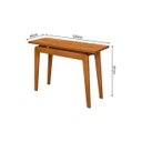 Ver imagem 2 de Aparador Diamante 120cm Madeira Castanho para Sala Entrada Corredor Moderno Elegante