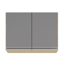 Ver imagem 3 de Armário de Cozinha Modulado de Canto 7 Peças Cp19 Balcão sem Tampo Castanho/cinza - Lumil