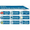 Ver imagem 2 de Colchão Plumatex de Espuma D20 Confortex 138x188x14