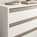 Ver imagem 5 de Cômoda 4 Gavetas em MDF Select Branco