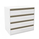 Ver imagem 2 de Cômoda 4 Gavetas 100% MDF Select