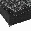Ver mais imagens de Cama Box Baú Viúva + Colchão Espuma D20 - 56x128x188cm - e-Shop Casa - Suede Preto