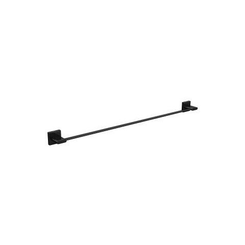 Porta Toalha Barra Polo 60cm Black Noir - Deca