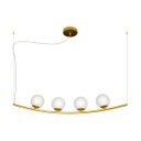 Ver imagem 4 de Pendente Bella Oscar 100x12x17cm G9 Cromado Hp002