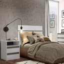 Ver imagem 3 de Cabeceira Solteiro MDF 100cm Lara Branco