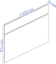 Ver imagem 4 de Cabeceira Solteiro 100% MDF 100cm Lara Branco