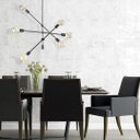 Ver imagem 3 de Pendente Bella Ipanema 68x139cm 6x E27 Preto RM004B