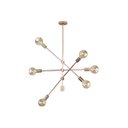 Ver imagem 4 de Pendente Bella Ipanema 68x139cm 6x E27 Dourado RM004G